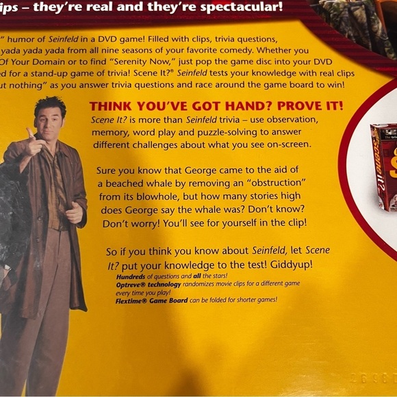 SEINFELD Scene It DVD Sealed Board Game 2008 Mattel - Picture 14 of 14